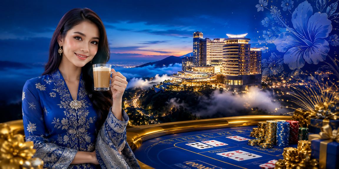 Pemain menikmati bonus rebat di Kuala Lumpur dengan pakaian kebaya