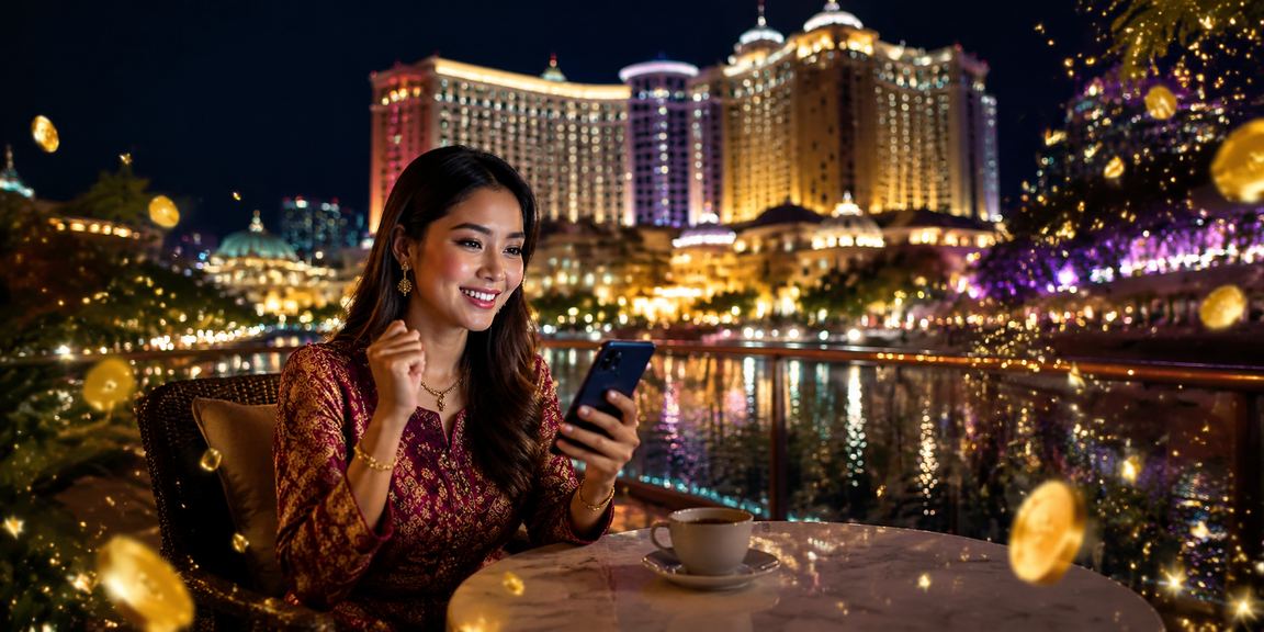 Pemain menikmati kasino mudah alih bergaya Melayu di Genting Highlands