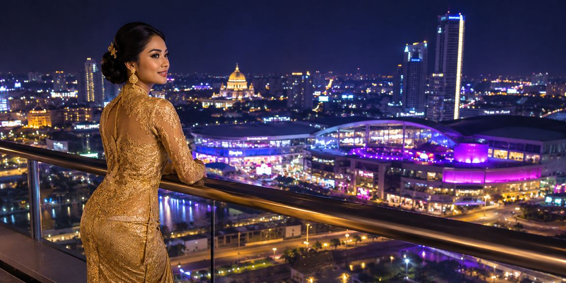 Pemain baccarat wanita berkebaya menggunakan aplikasi kasino mudah alih Selangor ncp150